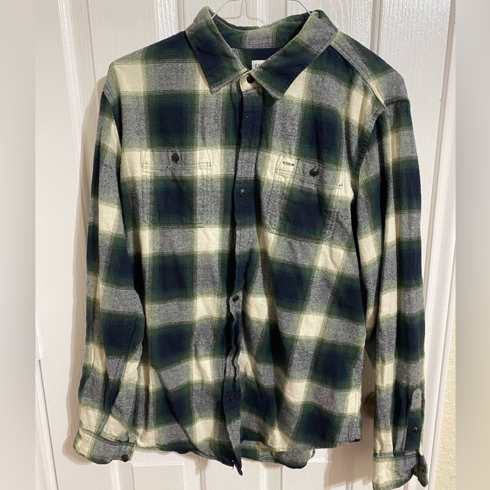 Gap long sleeve button down flannel